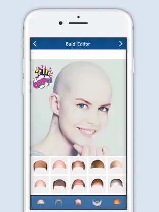 Screenshot 4 Bald Editor : Hipster Style iphone