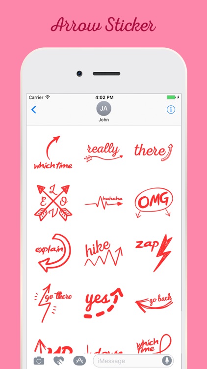 Arrow Stickers For iMessage