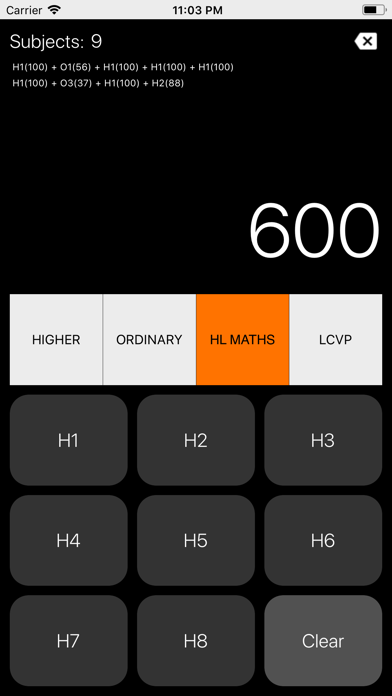 Leaving Cert Points Calculator screenshot 3