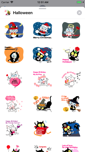 Happy Halloween Emo Sticker IM(圖3)-速報App