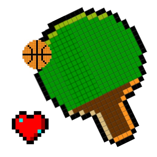 Ping Pong Colored - Pixel icon