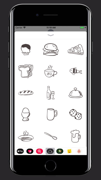 Eat & Food - emoji & stickers screenshot 2