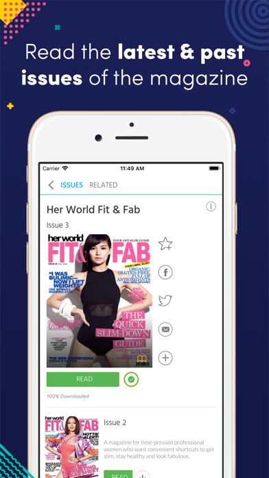 How to cancel & delete Her World Fit & Fab from iphone & ipad 1