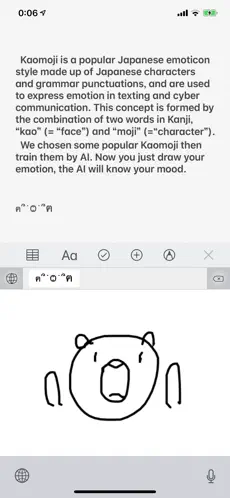Ekran Görüntüsü 1 Kaomoji Handwriting Keyboard iphone