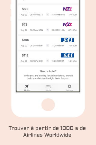 Last Minute Booking App - Cheap Flights and Hotels screenshot 2