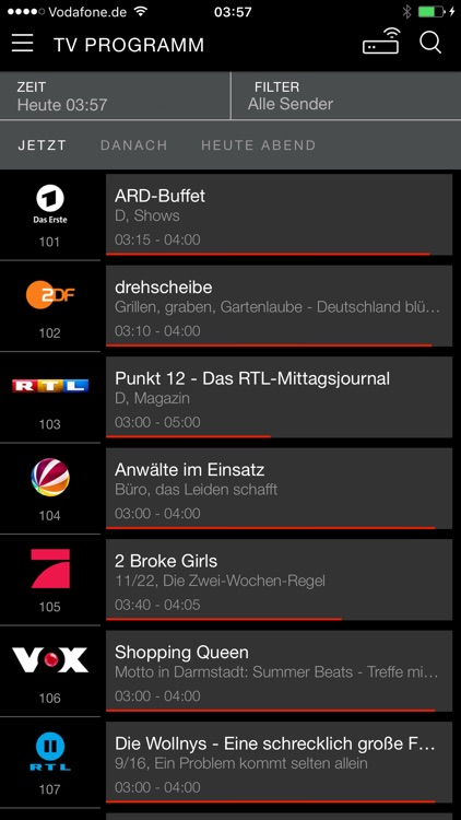 Vodafone Kabel TV App