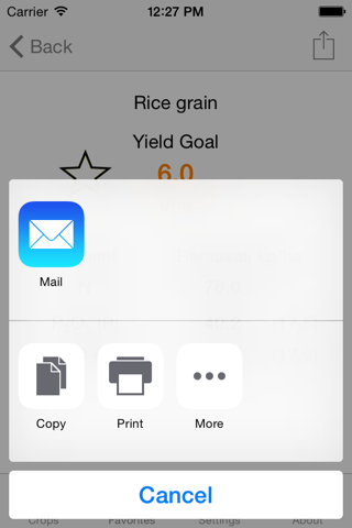 Crop Nutrient Removal Calc screenshot 4