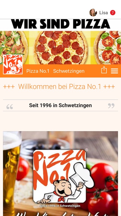 Pizza No.1 Schwetzingen App