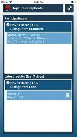 Game screenshot TopTurnier myHeats apk