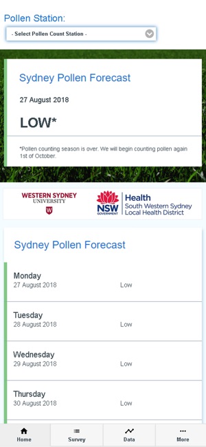 Sydney Pollen Count(圖2)-速報App