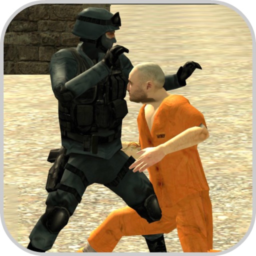 Police Fight Crime Escape Icon