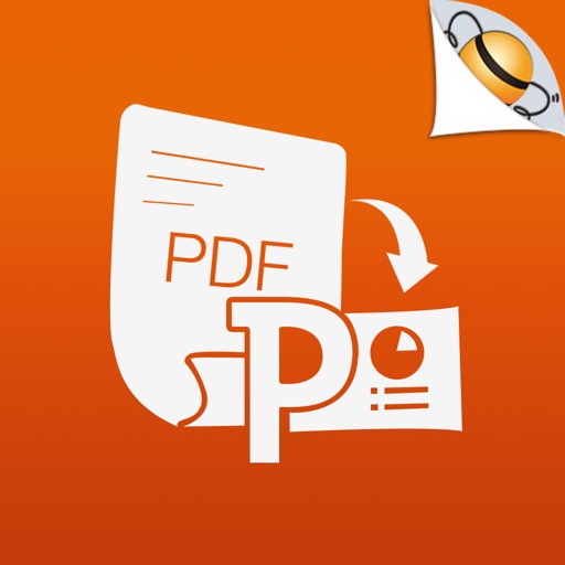PDF to PowerPoint by Flyingbee Icon