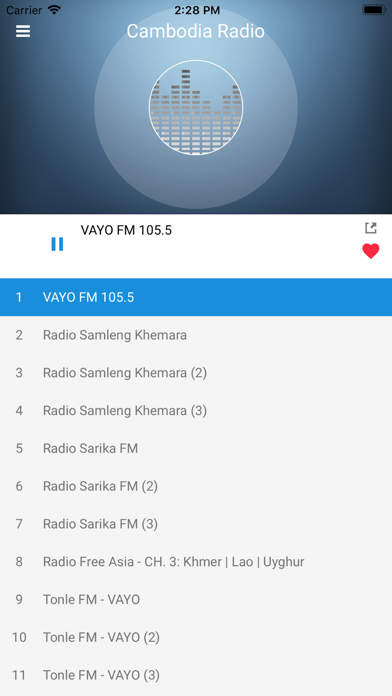 Cambodia Radio Station: Khmer screenshot 2