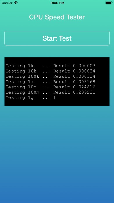 CPU Speed Tester screenshot 3