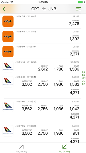 South Africa Flight Lite(圖3)-速報App