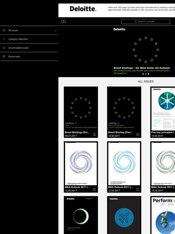 iPad Image of Deloitte Publikationen