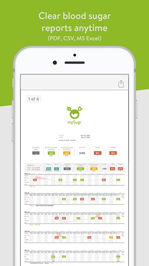 mysugr diabetes tracker log on the app store