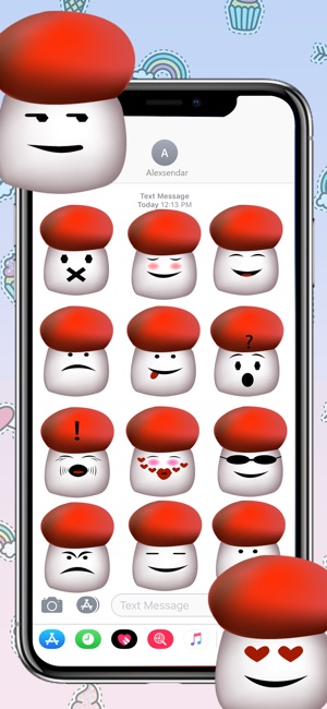 Holiday Mushroom Stickers(圖3)-速報App