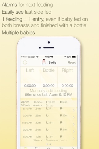 Breast Baby: Newborn Tracker screenshot 2