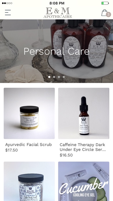 E & M Apothicaire - Holistic Self Care Products screenshot 2