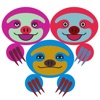 COLORFUL SLOTH FRIENDS