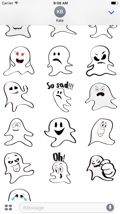 Ghost emoji and sticker screenshot-3