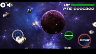 Asteroids Shooter 3D, game for IOS