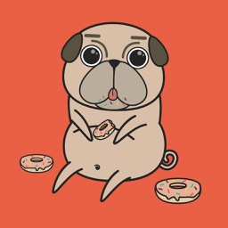 Pug Puppy Sticker Pack!