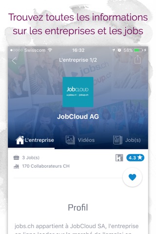 jobs.ch – Jobsuche screenshot 2