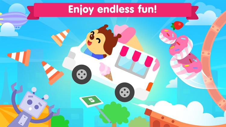 Car game for kids and toddlers screenshot-3