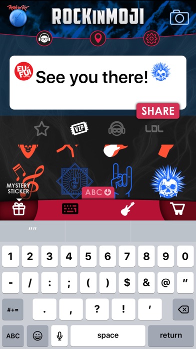 RockinMoji - Stickers and Emojis screenshot 3