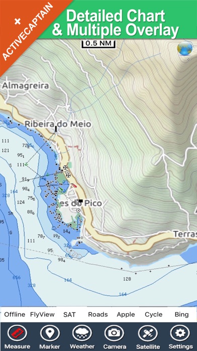 Azores Islands - GPS Map Navigator Screenshot 1