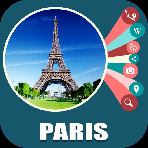 Paris France Offline TravelMap icon