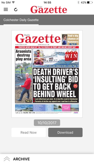 Colchester Daily Gazette