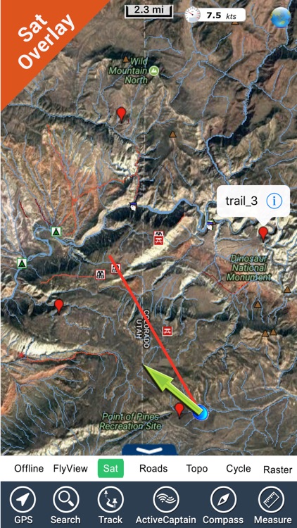 Dinosaur National Monument - GPS Map Navigator