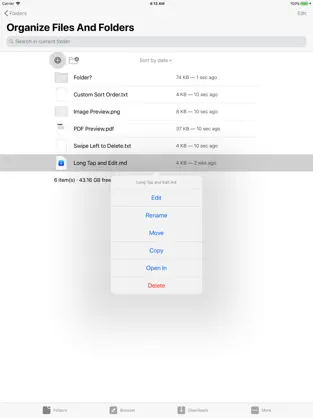 Image 3 Browser and Documents Manager iphone