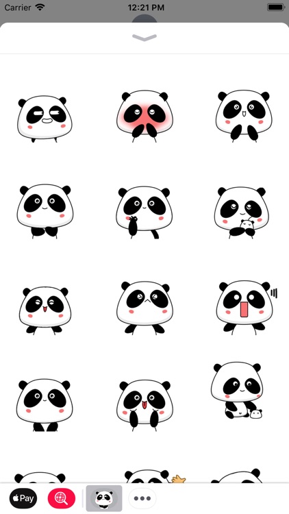 Panda Bear Animated Stickers