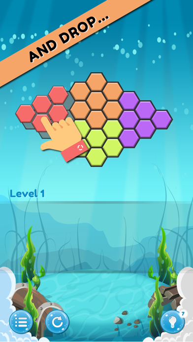 Block Merger - One Hexa Puzzle screenshot 3