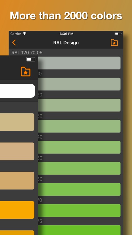 RAL. Color palette