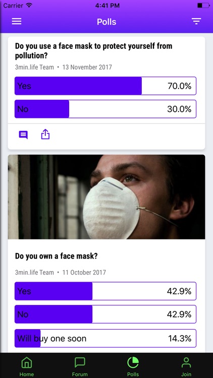 3min.life - pollution and AQI