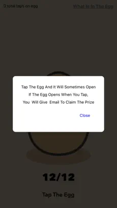 Obrázek 2 Tap The Egg And You Might Win iphone
