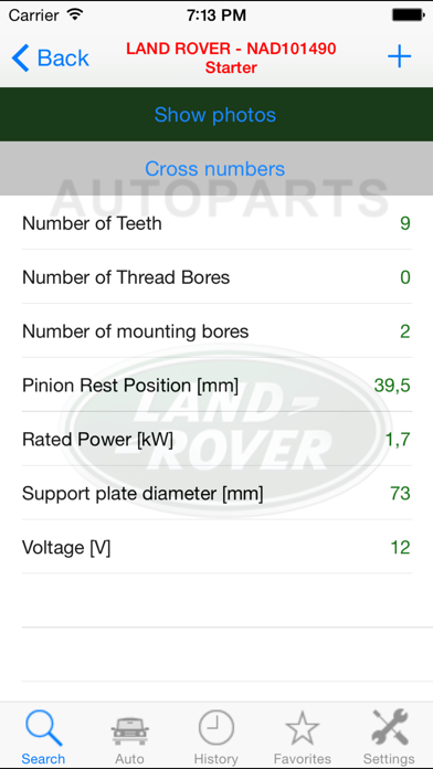 Autoparts for Land Rover Screenshot 5