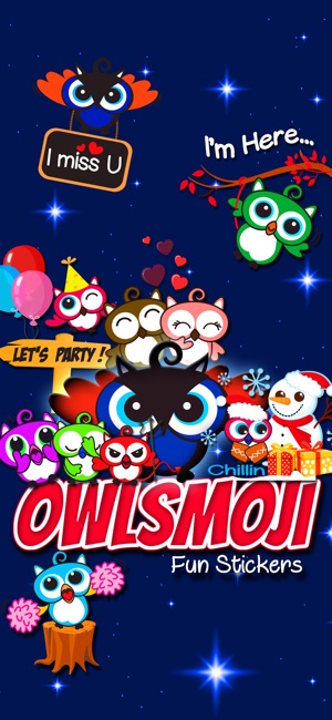 Owlsmoji Fun Stickers(圖1)-速報App