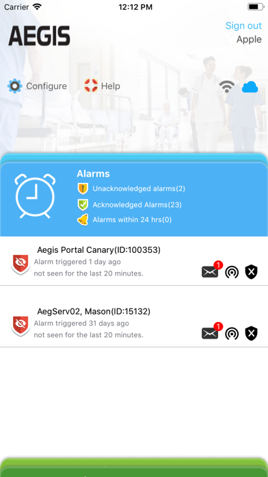 Aegis Monitoring screenshot 3