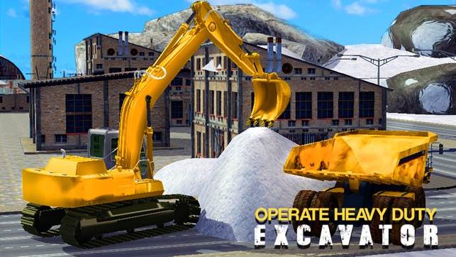 Excavator Snow Rescue: Winter Truck Hill Simulator(圖2)-速報App