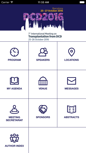 DCD2016 Barcelona official app