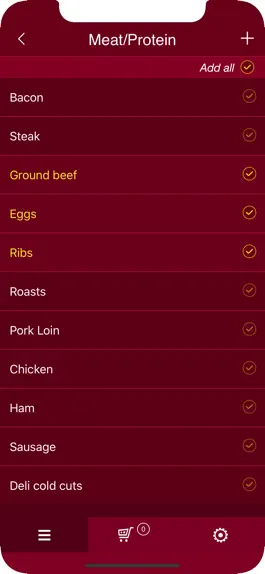 Game screenshot Ketogenic Diet Shopping List hack