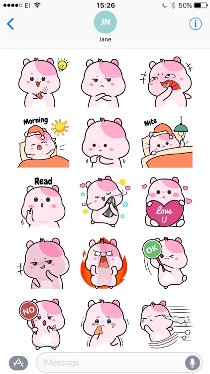 Kiki Hamster Stickers