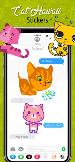 Cat Hawaii Stickers(圖5)-速報App