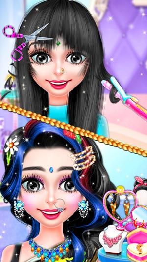 Indian Girl Hair Designer DIY(圖3)-速報App